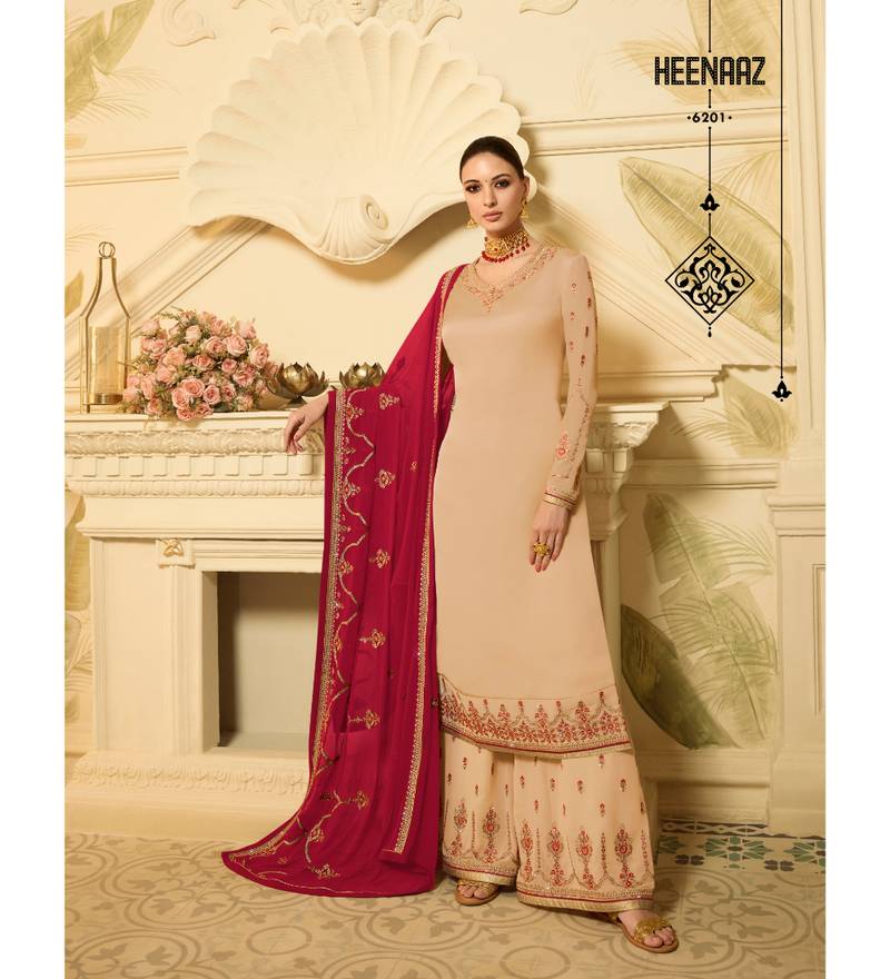 semi stitched plazo suits