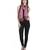 Anekaant Punch Pink Woven Striped Viscose Rayon Stole