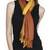 Anekaant Mustard & Yellow Woven Colorblocked Viscose Rayon Stole