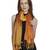 Anekaant Mustard & Yellow Woven Colorblocked Viscose Rayon Stole