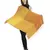 Anekaant Mustard & Yellow Woven Colorblocked Viscose Rayon Stole
