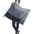 Anekaant Navy & Grey Colorblocked Striped Viscose Rayon Stole