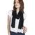 Anekaant Black & White Solid Viscose Rayon Stole