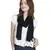 Anekaant Black & White Solid Viscose Rayon Stole