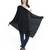 Anekaant Black & White Solid Viscose Rayon Stole