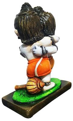 Bal Ramji and Hanuman Home decor Showpiece 3