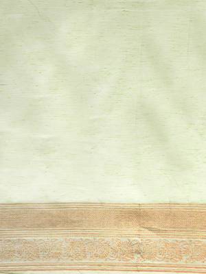 Sea green Jacquard saree 6