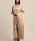 Beidge Jacquard Saree