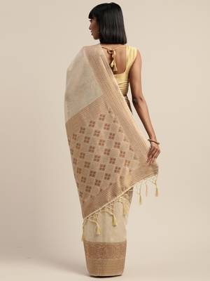 Beidge Jacquard Saree 2