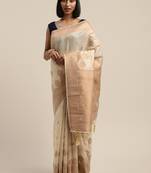 Chiku Jacquard Saree