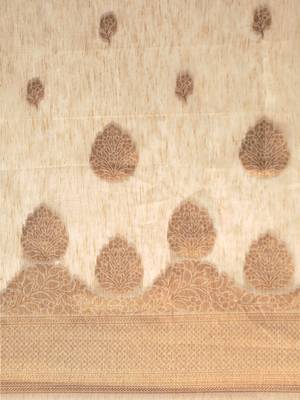 Chiku Jacquard Saree 4