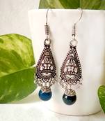 Green agate earrings