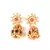Ruby Stone Gold Plated Jhumkas