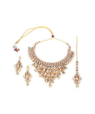 White Kundan Necklace Sets 5