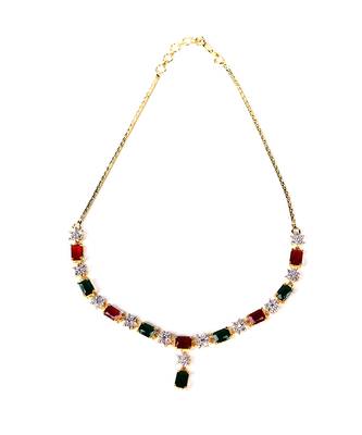 multicolor american diamonds necklace sets 5