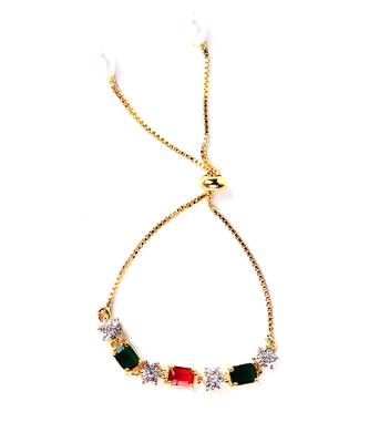 multicolor american diamonds necklace sets 6