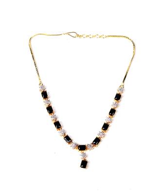 Black American  Diamonds Necklace  Sets 5