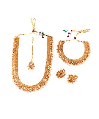 Gold necklace sets 5