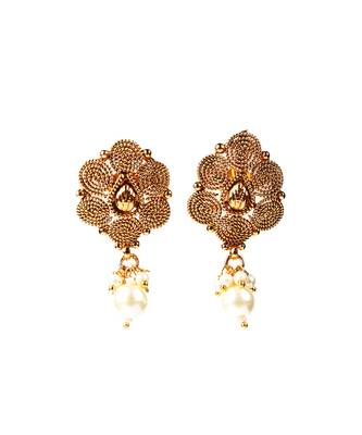 Gold Plated Traditional Design Necklace Sets 6