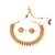 Gold Plated White Beaded Necklace Sets