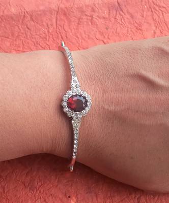 RozMili Long lasting High quality Silver-plated  bracelets 4