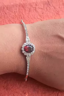 RozMili Long lasting High quality Silver-plated  bracelets