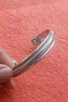 RozMili Long lasting High quality Silver-plated  bracelets/ kadda