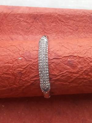 RozMili Long lasting High quality Silver-plated / American Diamond   bracelets 4