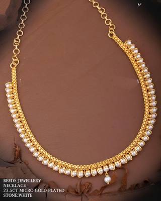 White agate necklaces 1