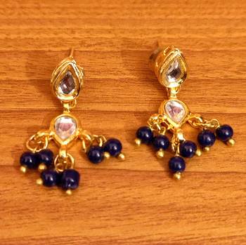 Blue studs 1