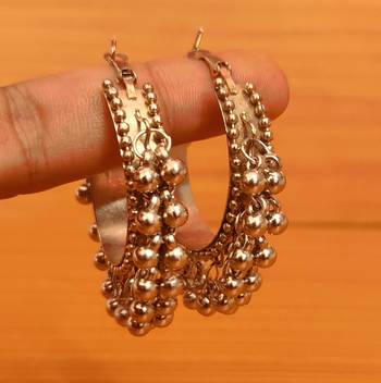 Silver hoops 1