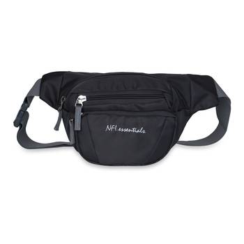 NFI essentials Waist Travel Handy Hiking Zip Camera Pouch Money Phone Belt Sport Bag Bum Multipurpose (Grey) 1