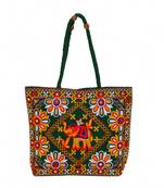GREEN Rajasthani Handbags for Women