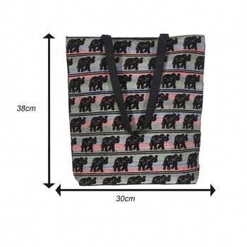 BLACK Rajasthani Handbags for Women 5