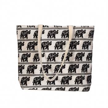 WHITE Rajasthani Handbags for Women 4