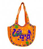 ORANGE Rajasthani Handbags for Women