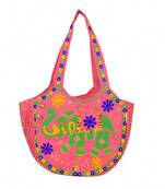 PINK Rajasthani Handbags for Women