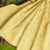 Buff Floral Block Printed Handloom Malmal Cotton Saree