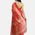 red artsilk abstract print  sarees