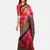 Pink Art Silk Printed Saree