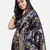 Navy Blue Woven Art Silk Saree With Blouse
