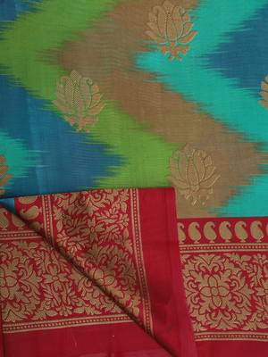 Rama Art Silk Printed Saree 5