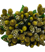 Green hair-accessories