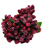 Maroon hair-accessories