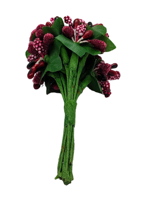 Maroon hair-accessories 2
