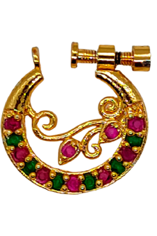 Multicolor nose-ring