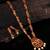 Gold plated Stone Studded Necklace Set