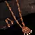 Gold plated Stone Studded Necklace Set