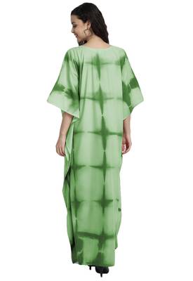 JSDC Occasion Wear Printed Cotton Tie Dye Women Free Size Kaftan Caftan 4