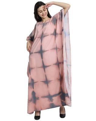 JSDC Lounge Wear Women Free Size Printed Poly Cotton Fabric Kaftan 4